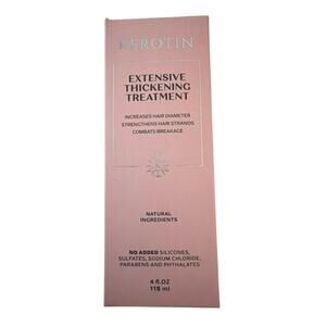 Kerotin Haircare Extensive Thickening Treatment Serum 4 oz Natural Cruelty Free